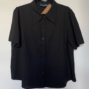 Princess highway black blouse
